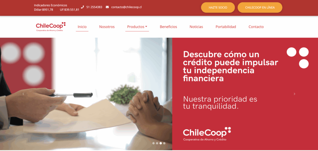 Chilecoop estrena página web fortaleciendo su vínculo digital con socios